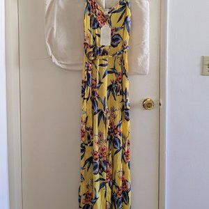 NWT Band of Gypsies Banana Print Jumpsuit